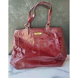 Coach Burgundy Handbag